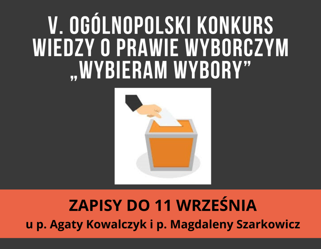 Konkurs wiedzy o prawie wyborczym